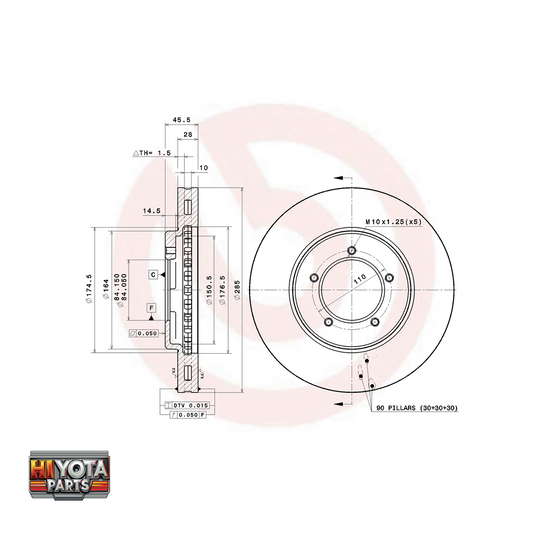 Toyota Hiace (1989–2018) Brake Rotor Installation Tips