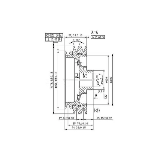 Crankshaft Pulley Hiace 1KZ 1993-2004
