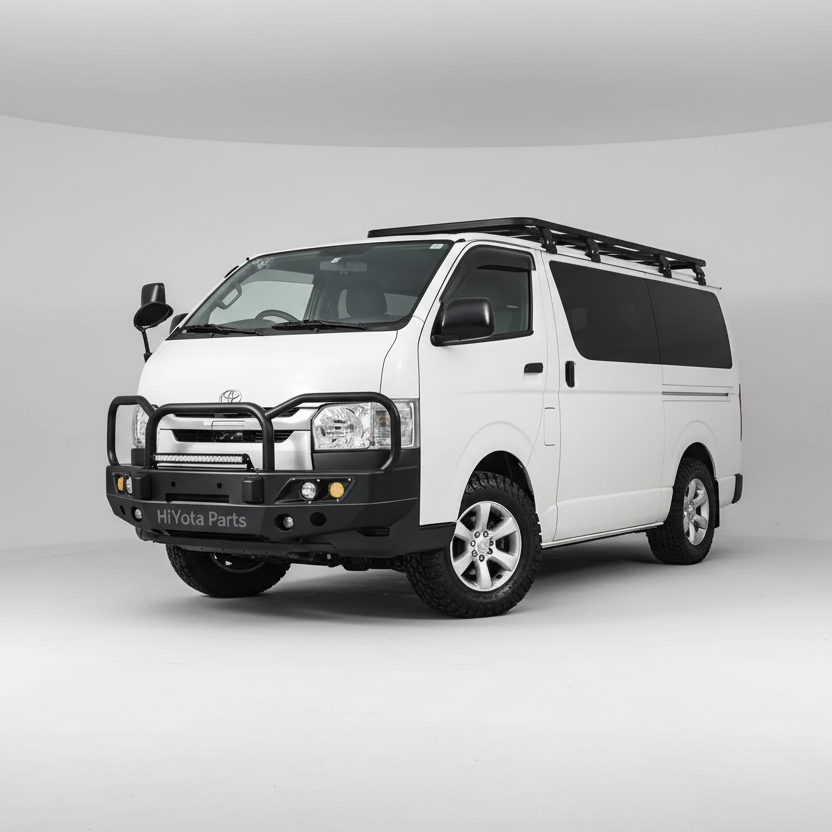 Front Hiace Bumper Steel 2004-2019