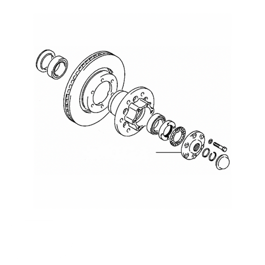 Wheel Hub Delica L400 1994-2006