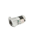 A starter motor for a Mitsubishi Delica L400 1994-2006, silver in color, with mounting hardware attached.