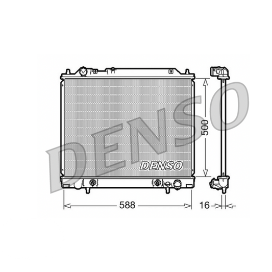 Radiator Diesel Delica L400 1994-2006