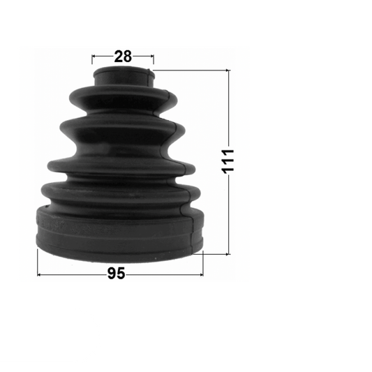 CV Axle OUTER boot Hiace 1989-2004