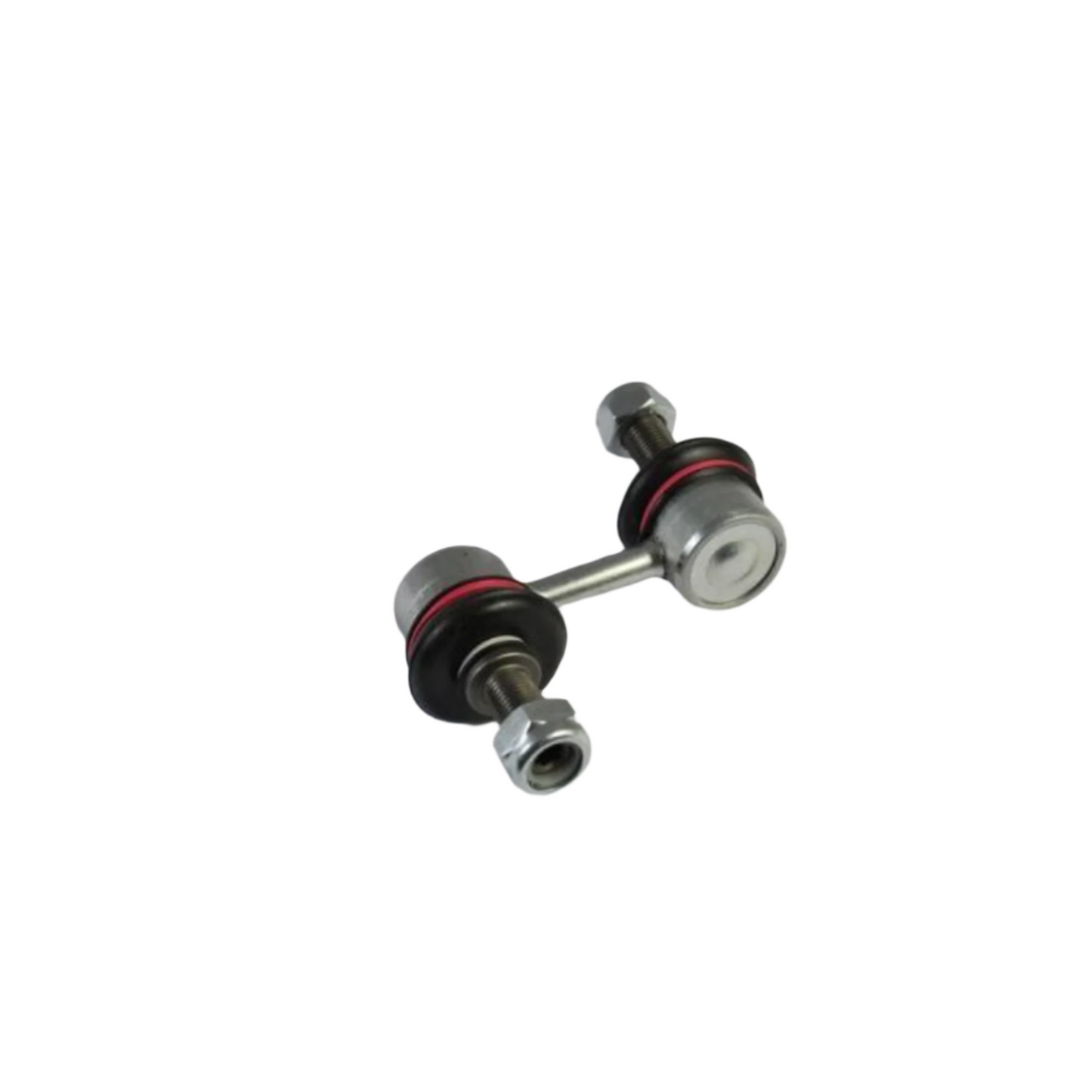 An sway bar link for Mitsubishi Delica L400 1994-2006, showing metallic parts with rubber components, on a white background.