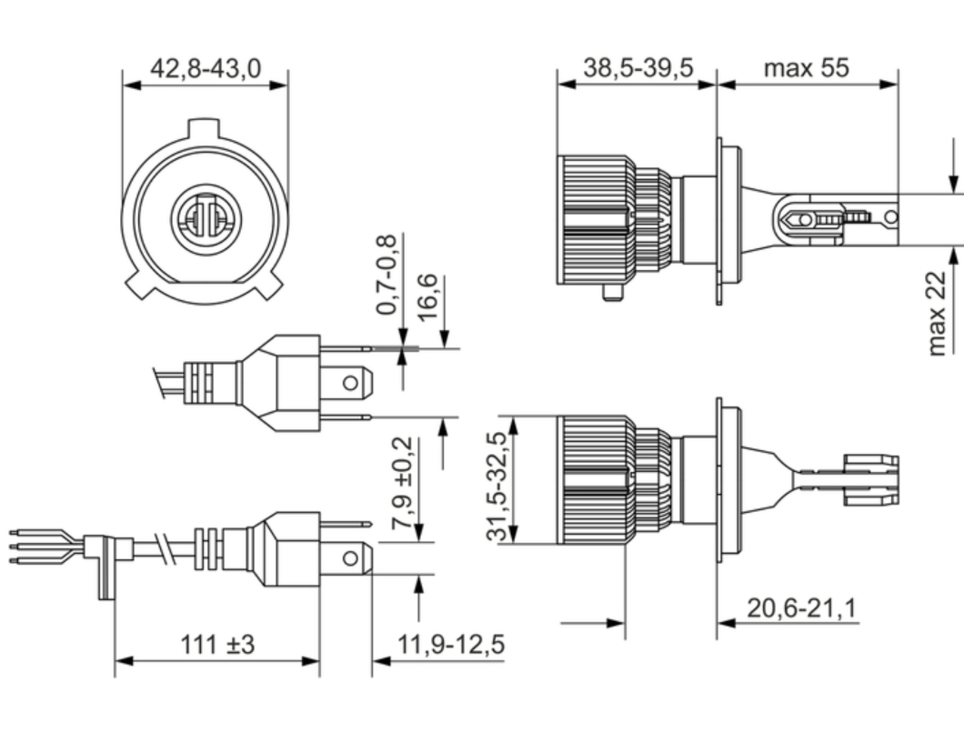 LED電球 ハイエース 1989-2004