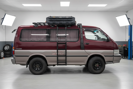 Hiace 1989-2004 Aluminum Side Ladder - All Models