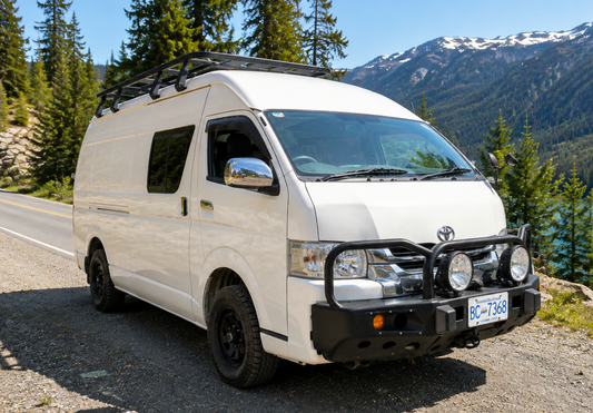 Hiace Front Bumper Steel 2004-2019