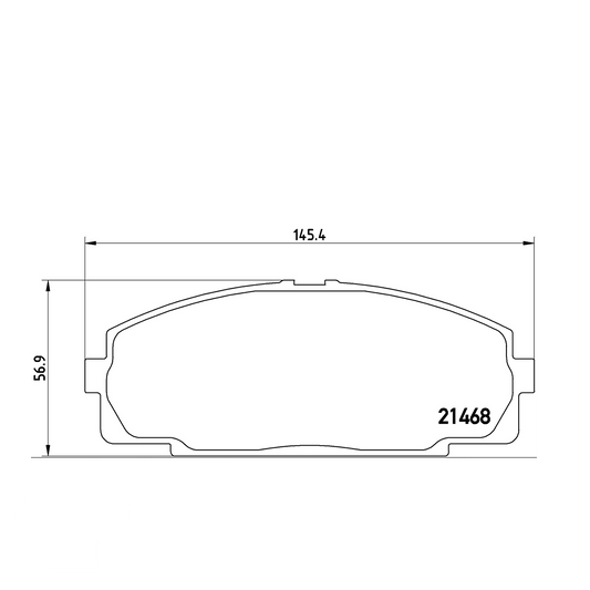 FRONT Brake Pads - Hiace 1989-2004