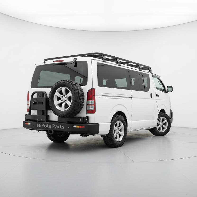 Rear Hiace Bumper Steel 2004-2019