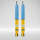 Bilstein B6 front shock absorbers for Toyota Hiace H100 and H200, heavy-duty gas shocks for improved ride, handling, and suspension performance.