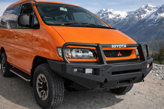 Front Delica L400 Bumper Steel Gen2 1998-2004