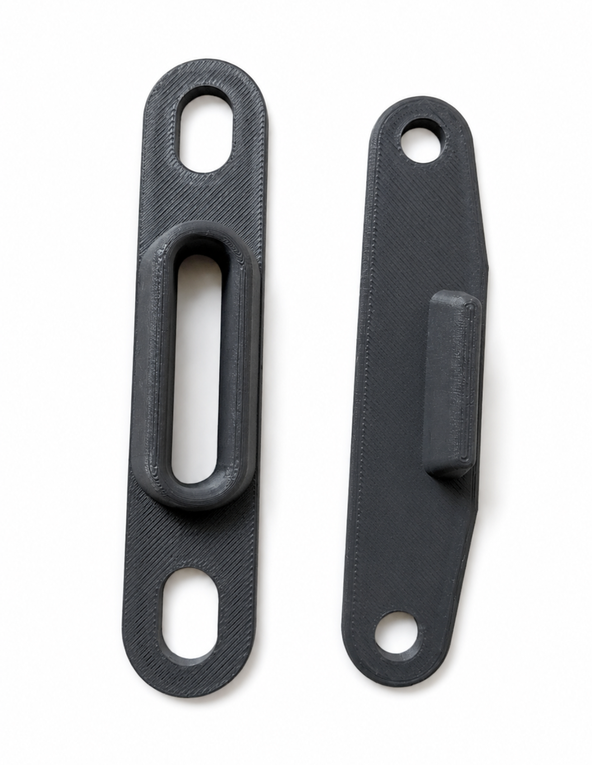 HiYota upper sliding door guide assembly for Toyota HiAce H100 1989-2004, carbon fiber-infused plastic, made in Canada, heavy-duty OEM replacement with 5-year warranty.