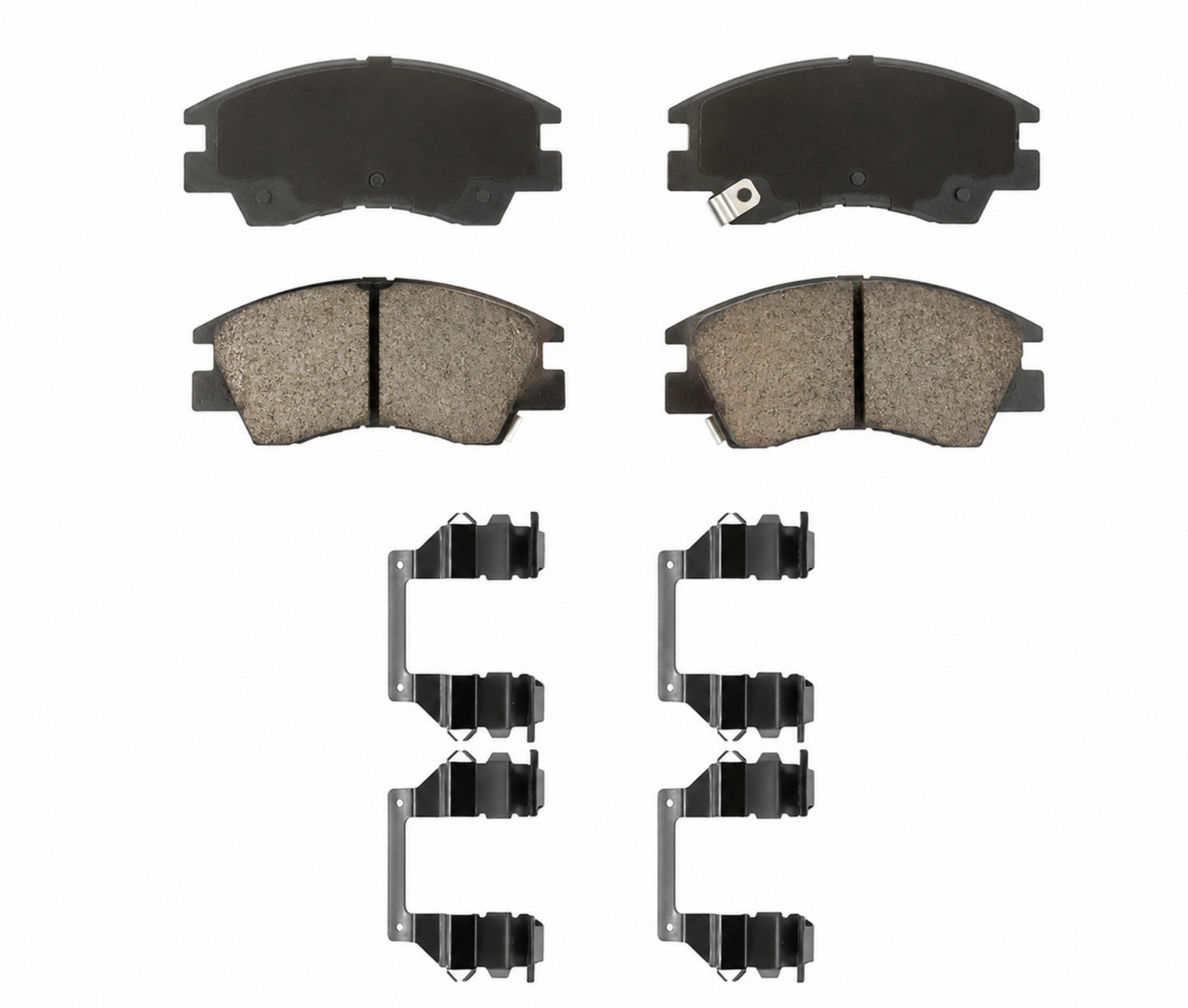 MR389593 Front pads and Clips Delica L300 mitsubishi MR389526