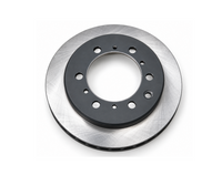 HiYota rear brake disc rotor pair for Toyota Grand HiAce, Granvia, Regius and Touring HiAce. 295 mm, 6-lug cast iron rotors. Available as two rear rotors or a complete package with rear brake pads. 42431-26170.