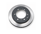 HiYota rear brake disc rotor pair for Toyota Grand HiAce, Granvia, Regius and Touring HiAce. 295 mm, 6-lug cast iron rotors. Available as two rear rotors or a complete package with rear brake pads. 42431-26170.