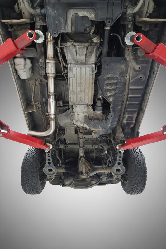 Exhaust 3" Stainless Steel Hiace 1993-2004 KZH Side dump