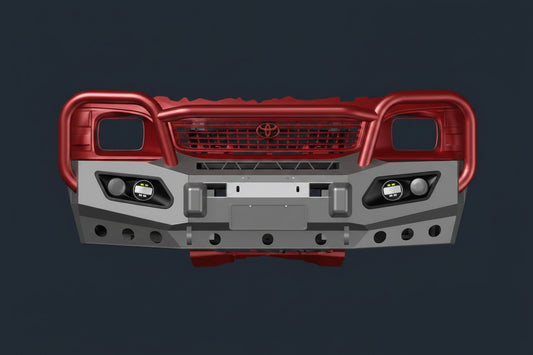 Front Hiace KZH Bumper Steel 1989-2004