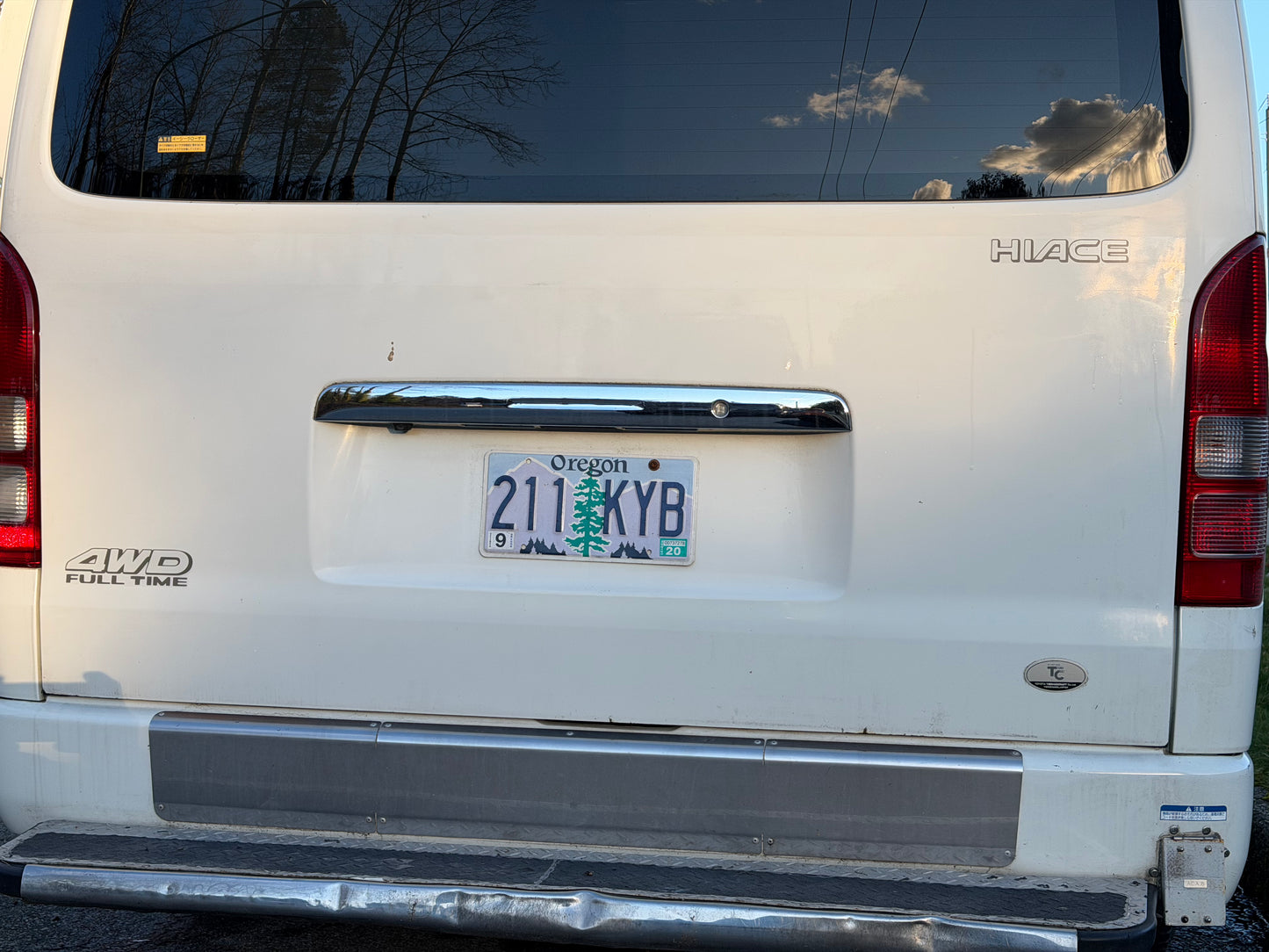 Hiace 4WD Sticker OEM Replacement