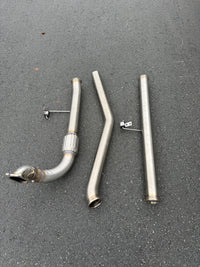 Exhaust 3" Stainless Steel Hiace 1993-2004 KZH FULL EXHAUST