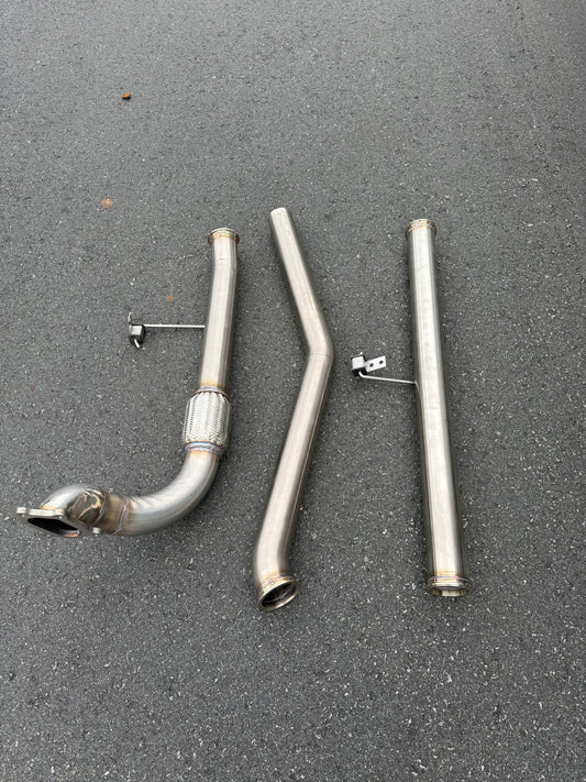 Exhaust 3" Stainless Steel Hiace 1993-2004 KZH FULL EXHAUST