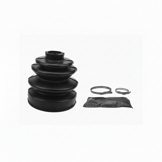 Outer CV boot kit for Mitsubishi Delica L400 1994–2006, fits left or right outer CV axle, OEM replacement MB886676, includes boot, grease, and clamps.