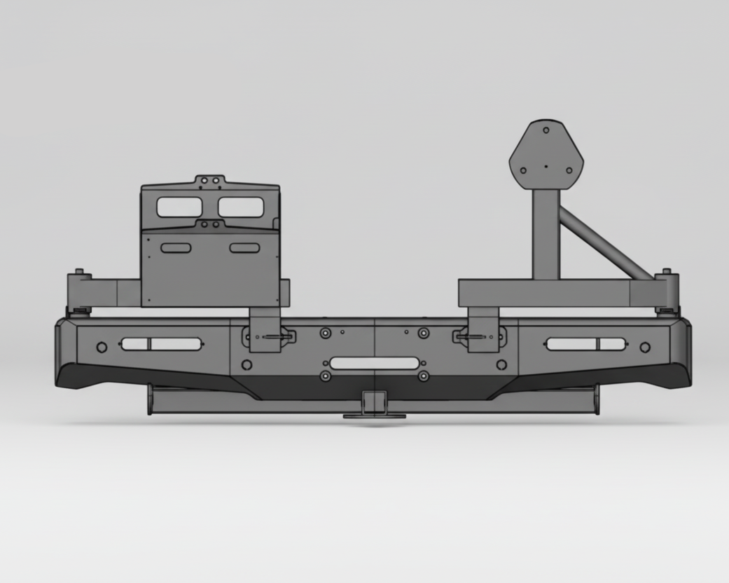 Rear Hiace Bumper Steel 1989-2004