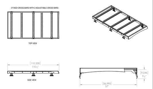 Roof Rack Hiace 2004-2018 - All Models