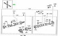 Hiace U-Joint Axle Hiace 1989-2004