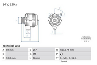 120 AMP Alternator Hiace 1KZT- 1994-2004 UPGRADE