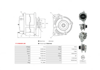 オルタネーター デリカ L400 1994-2006 2.8L 4m40 ディーゼル