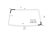 フロントガラス ハイエース 1989-2004 新品