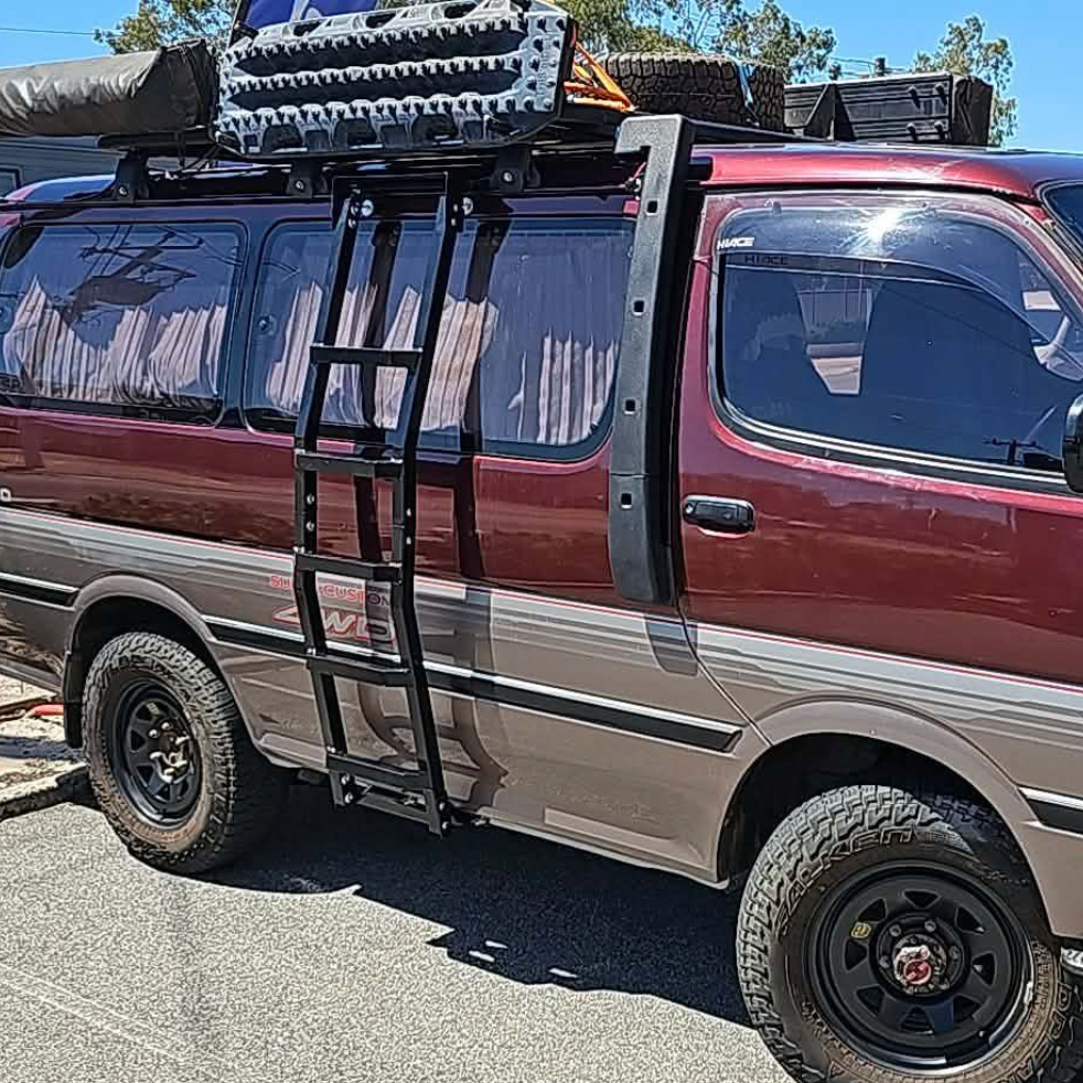 Hiace 1989-2004 Aluminum Side Ladder - All Models
