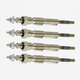 Toyota 1KZ-T / 1KZ-TE diesel engine glow plug set, OEM part numbers 19850-67020 and 19850-67030 (1985067020 / 1985067030). Fits Toyota HiAce, Hilux, Hilux Surf, Land Cruiser Prado, Land Cruiser, Granvia, Grand HiAce, Regius, Regius Ace, 4Runner, LiteAce, TownAce, Caldina, Camry, Carina, Corona, Gaia, Ipsum, Picnic, Vista, and other Toyota diesel models equipped with 1KZ-T, 1KZ-TE, 3C-T, or 3C-TE engines.