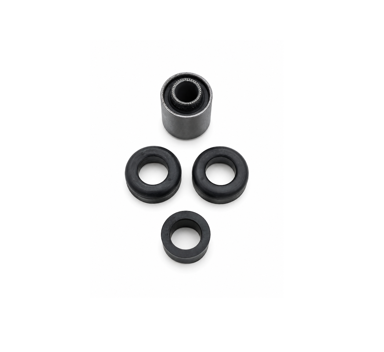 Toyota HiAce H100 KZH 4WD rear track bar Panhard bar bushing kit, 4-piece replacement set for KZH106, KZH116, KZH126 and KZH138 models.