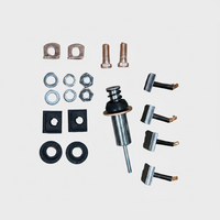 Toyota HiAce KZH starter rebuild kit with genuine starter brush holder assembly, brushes, bearings, seals, and rebuild components for OEM starter motor repair.