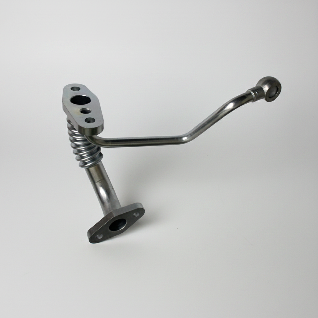 Toyota 1KZ-TE turbo pipe OEM replacement 15407-67010 fits Toyota HiAce KZH100 KZH106 KZH110 KZH116 KZH120 KZH126 KZH132 KZH138 Hilux KZN130 KZN165 KZN185 Hilux Surf 4Runner Land Cruiser Prado KZJ90 KZJ95 Granvia Grand HiAce Regius Regius Ace 1KZ-T 1KZ-TE diesel turbo pipe