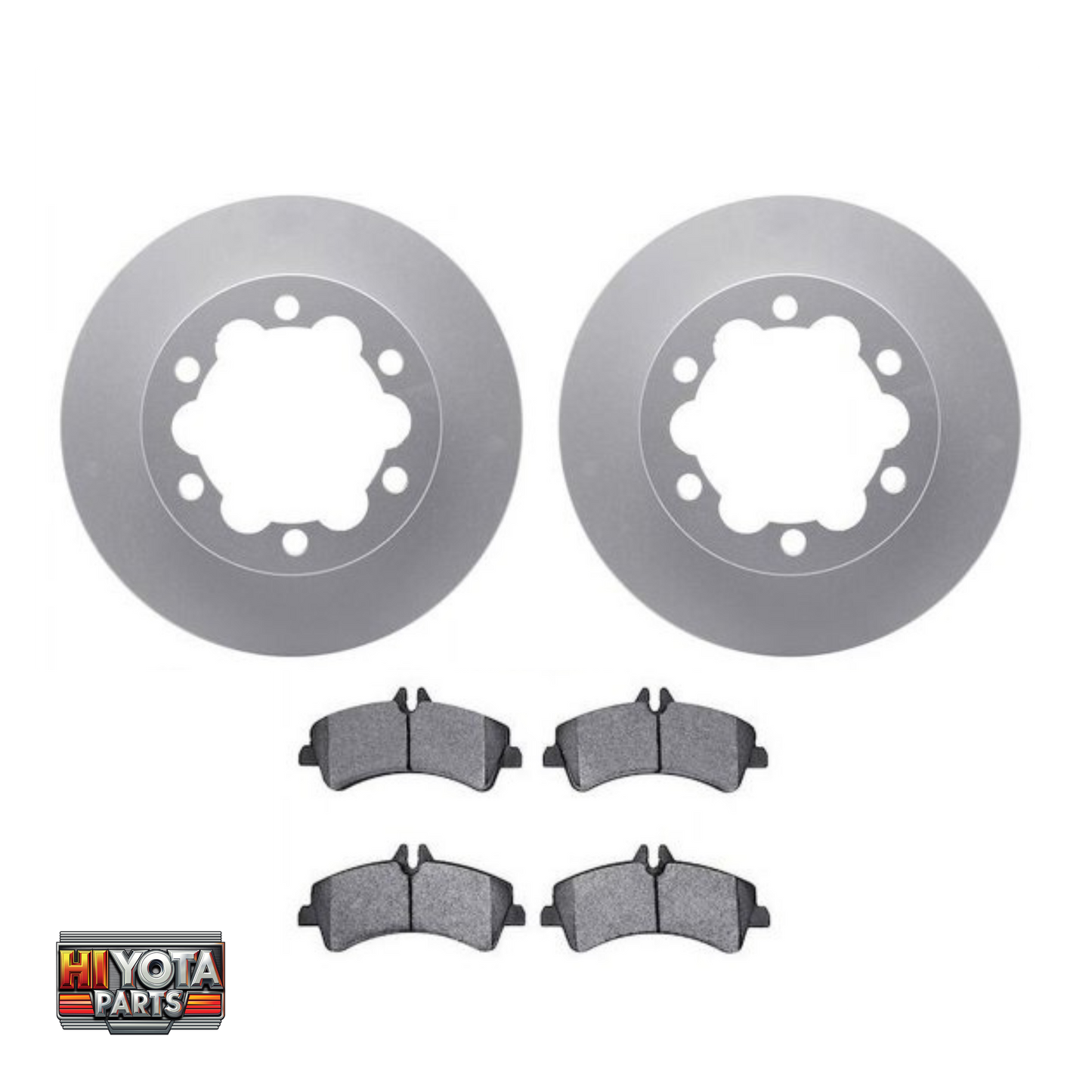 FRONT Brake Pad & Rotor Kit Hiace 2004-2018