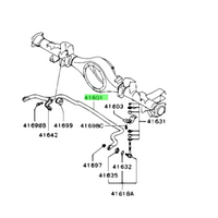 Delica L400 Rear Suspension Sway Bar