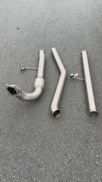 KZH Stainless steel 3" exhaust video 