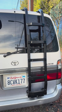 ハイエース 1989-2004 ロールーフ アルミラダー 右側