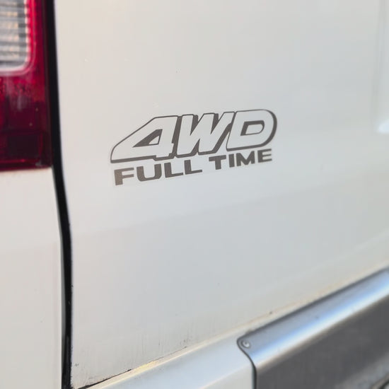 Hiace 4wd sticker OEM on a hiace